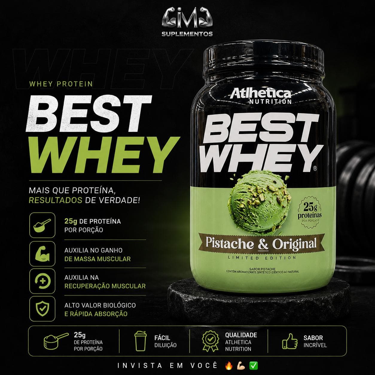 Best Whey Pistache Original
