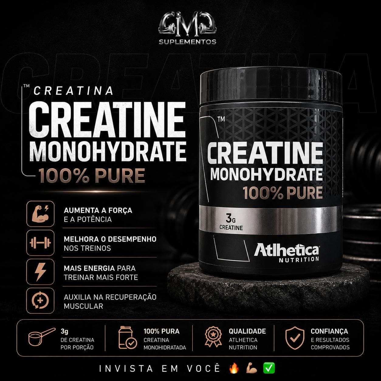 Creatine Monohydrate 100% Pure