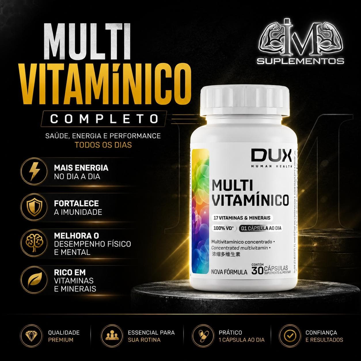 MultivitamÃ­nico 30 cÃ¡ps