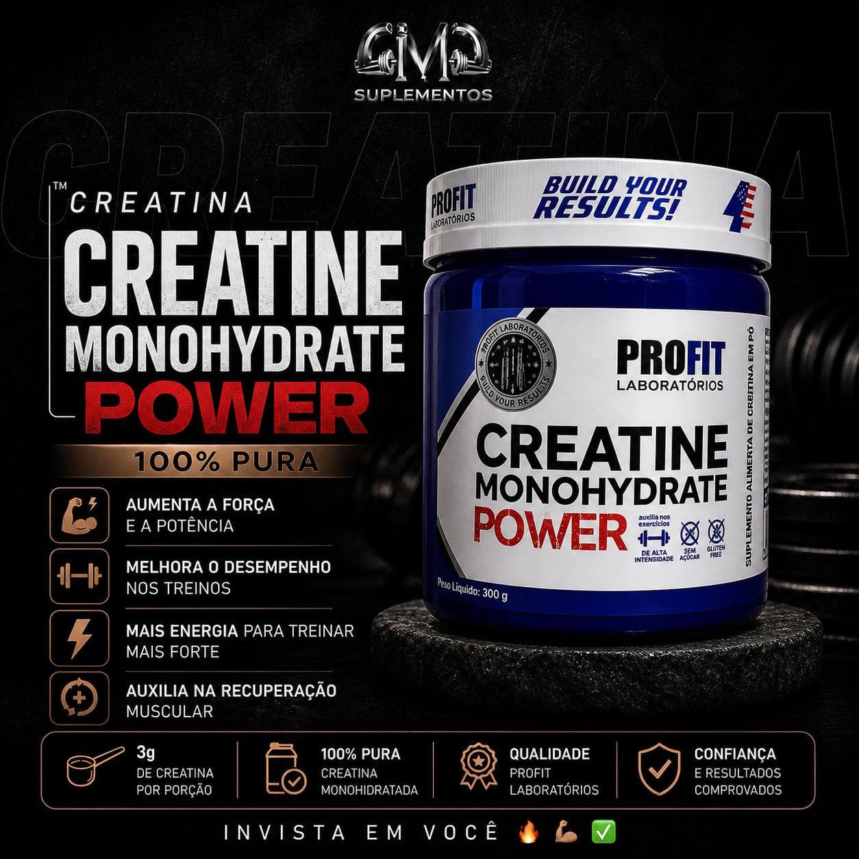 Creatine Monohydrate Power 300g